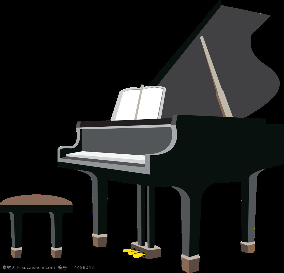 黑色 卡通 钢琴 元素 儿童弹钢琴 钢琴海报 钢琴培训 钢琴学习 钢琴音乐会 钢琴招生海报 卡通钢琴 少儿钢琴 学习钢琴 音乐背景 音乐素材 音乐图片 音乐元素