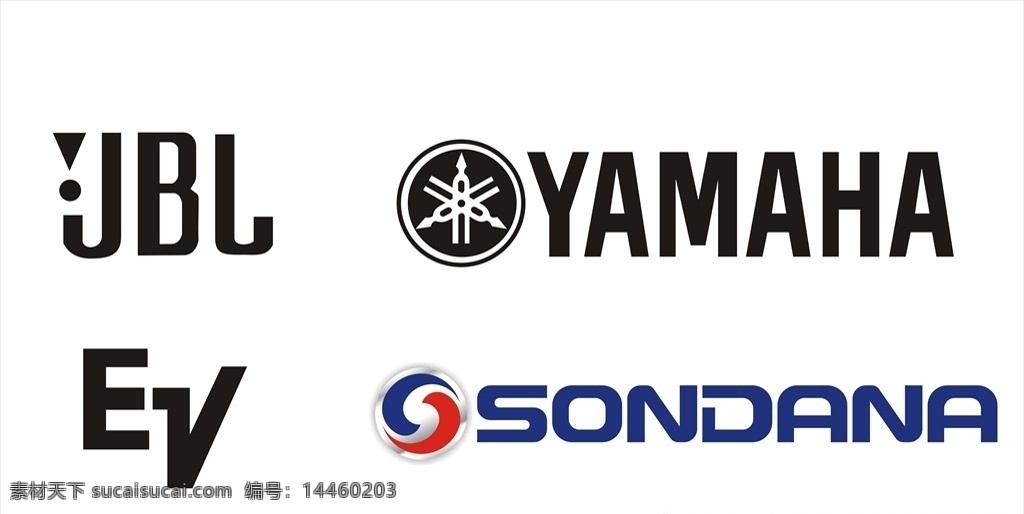 品牌商标 yamaha 雅马哈 sondan ev jbl logo 标志 商标 图标 企业 标识标志图标 矢量 logo设计