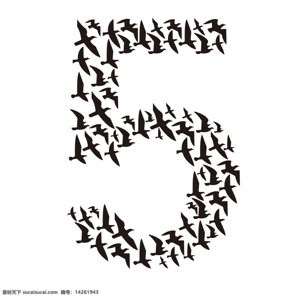 黑色 剪 影集 鸟 轮廓 极 简 创意设计 艺术 图案 图形 聚集 形状 纹理