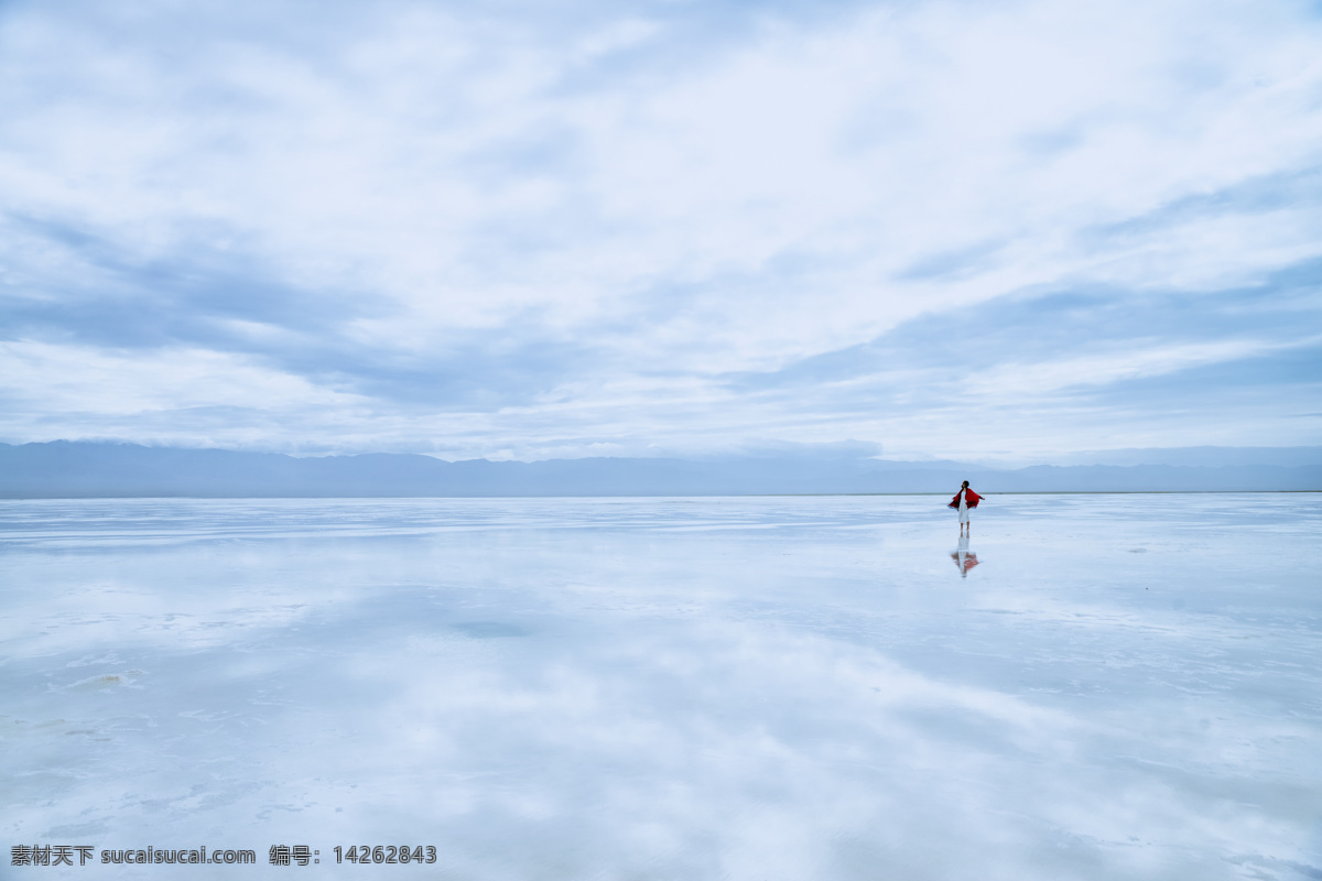 茶卡盐湖 青海 天空之镜 旅游 蓝天 白云 旅游摄影 国内旅游