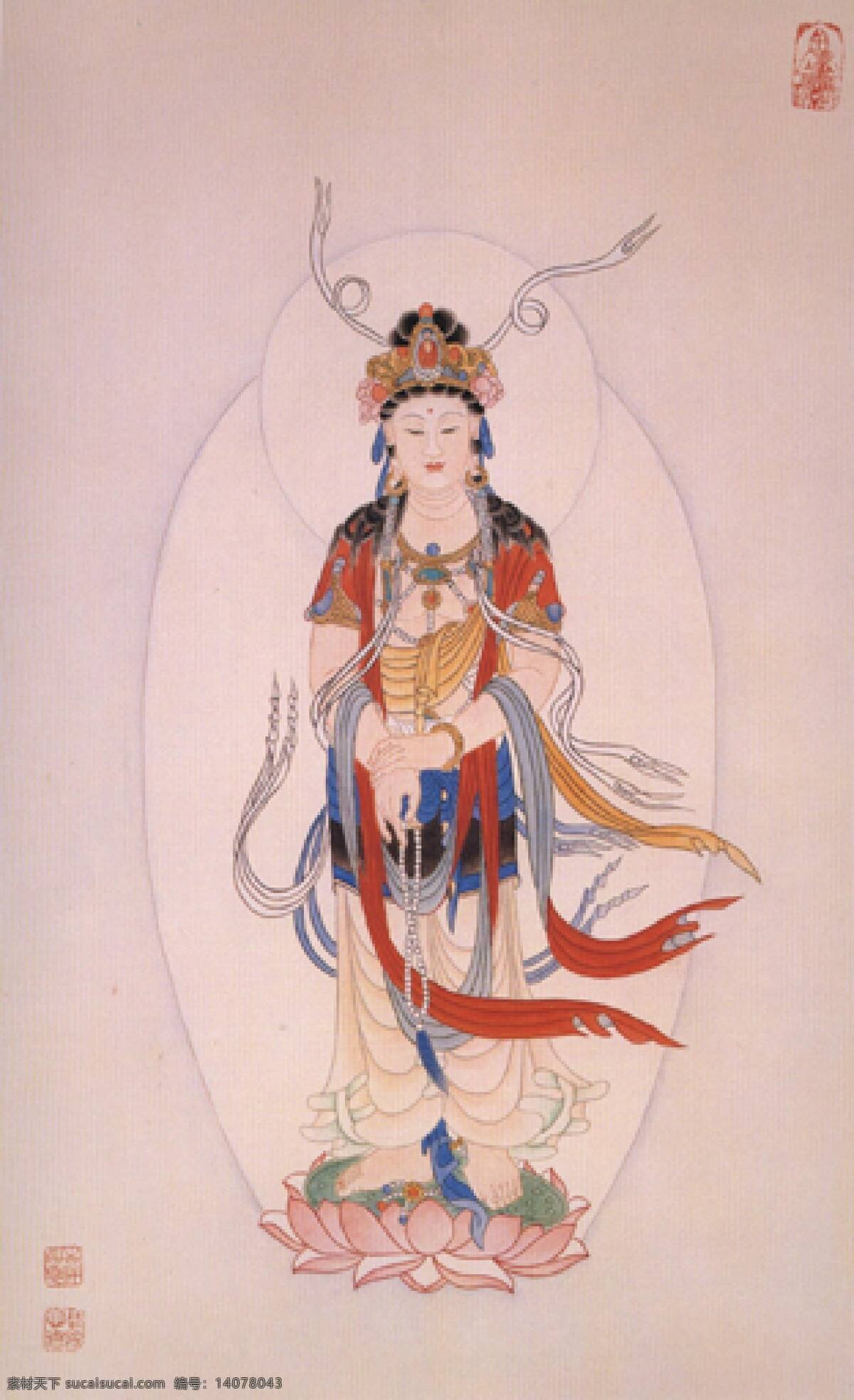 观音 三 十 二 相 菩萨 装饰 美术 工艺 祠堂人物 人物图库 职业人物