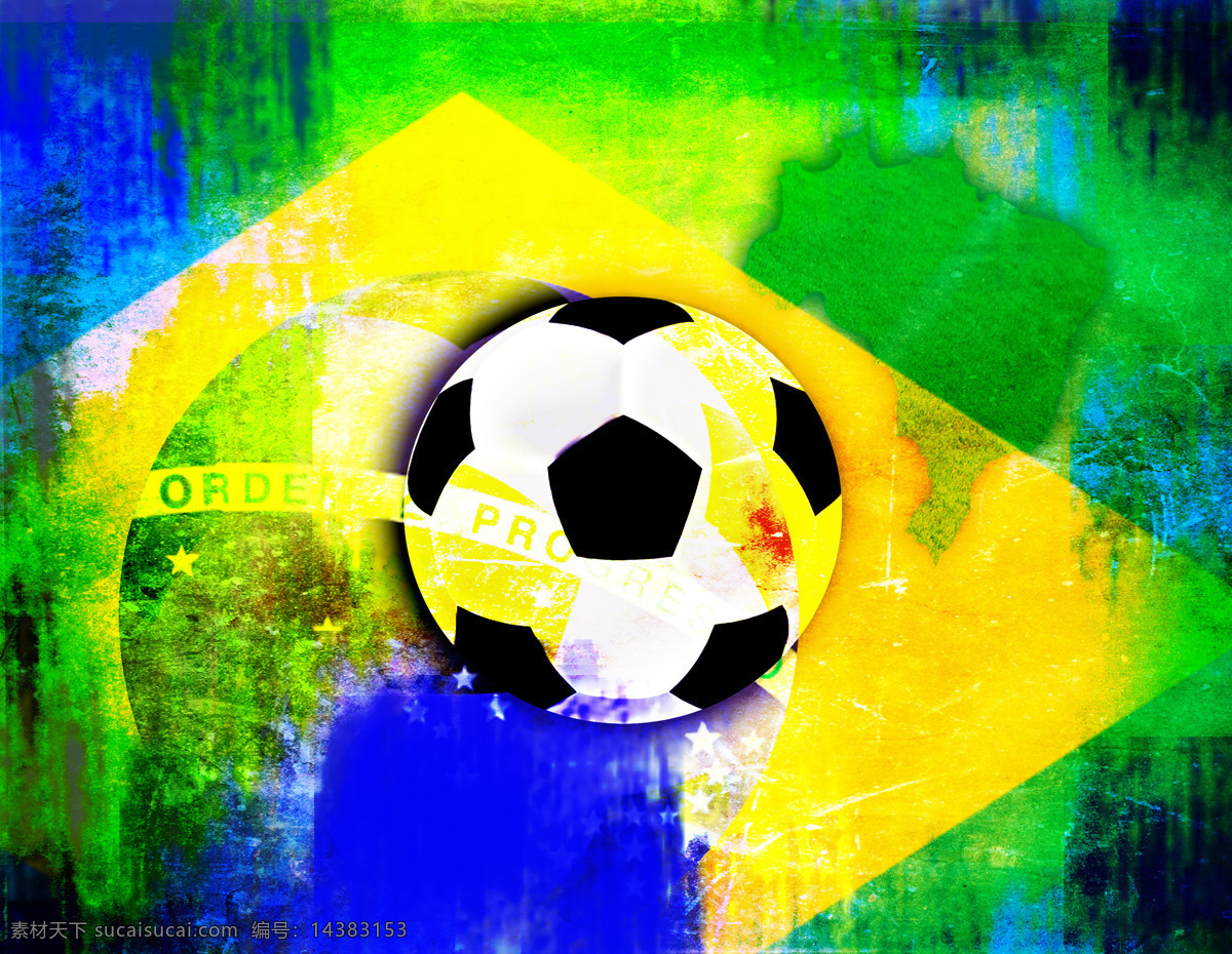 创意 巴西 世界杯 巴西国旗图案 巴西世界杯 足球 运动 体育运动 生活百科 绿色