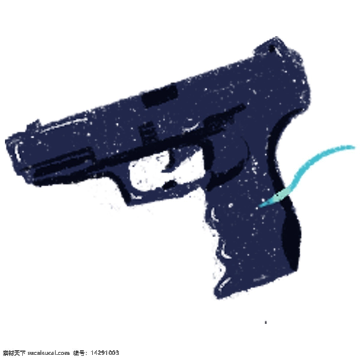 黑色 的卡 通 手枪 玩具 卡通手枪 警察用品 警务用品 部队用品 警察专用