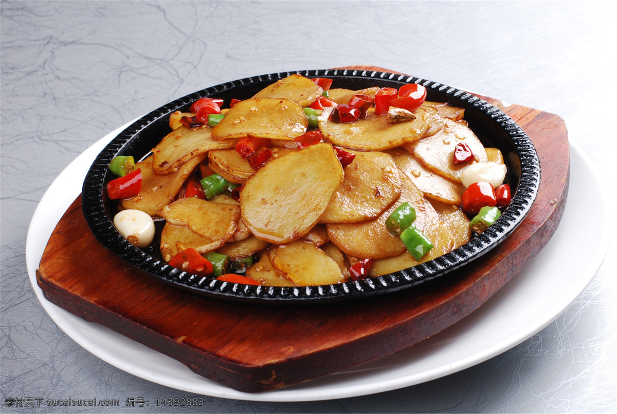 铁板 土豆片 铁板土豆片 美食 传统美食 餐饮美食 高清菜谱用图