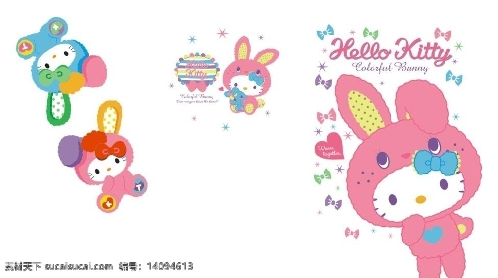 kitty猫 卡通 动物 矢量 kitty 猫 hellokitty 蝴蝶结 爱心 糖果 动漫动画 动漫人物