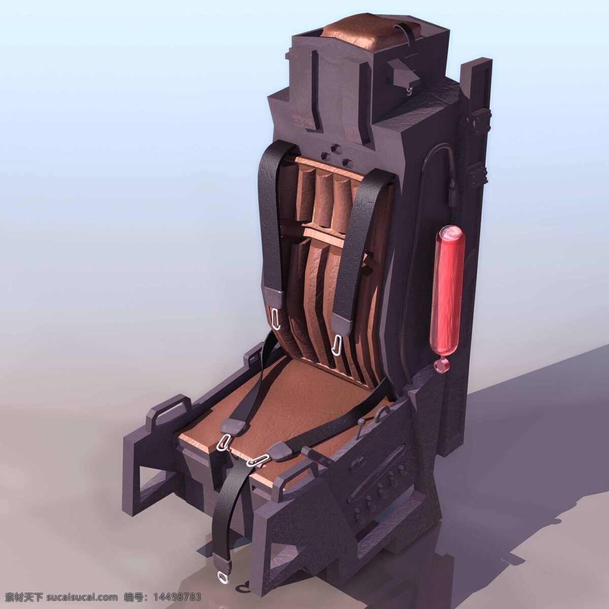飞机弹射座椅 f15s 军事模型 弹射座椅 空军武器库 3d模型素材 其他3d模型
